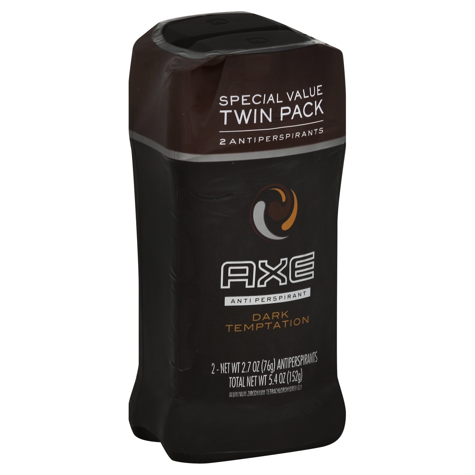 slide 1 of 2, AXE Dark Temptation Antiperspirant Deodorant Stick for Men, Twin Pack, 2.7 oz