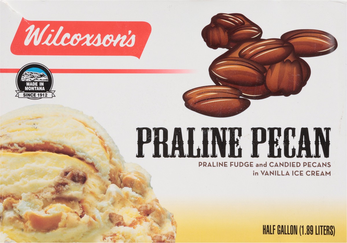 slide 6 of 17, Wilcoxson's Praline Pecan Ice Cream 0.5 gal, 1/2 gal