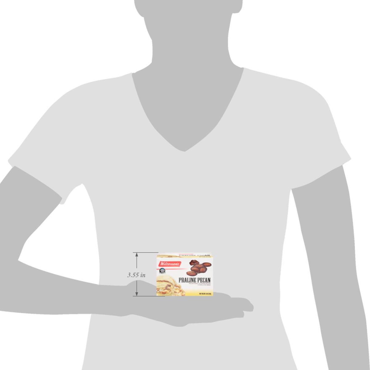 slide 9 of 17, Wilcoxson's Praline Pecan Ice Cream 0.5 gal, 1/2 gal