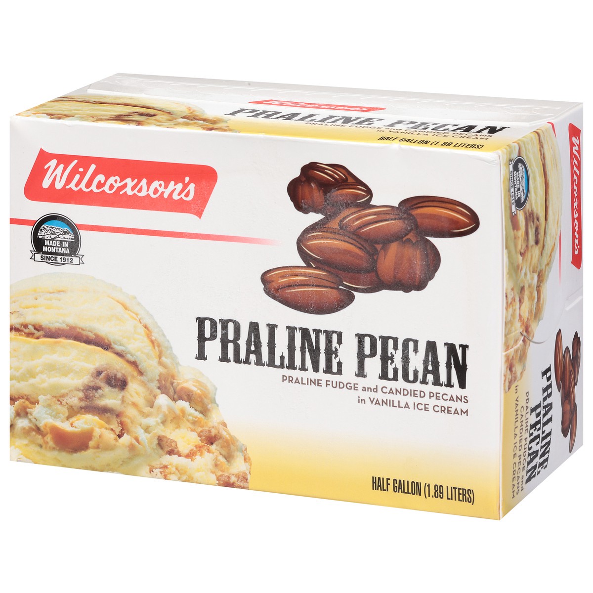 slide 14 of 17, Wilcoxson's Praline Pecan Ice Cream 0.5 gal, 1/2 gal