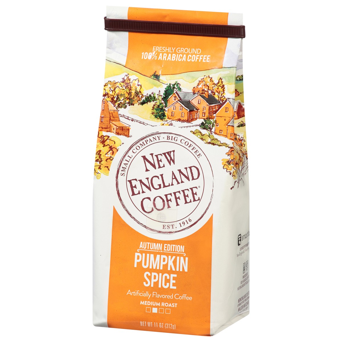 slide 3 of 13, New England Coffee Medium Roast Freshly Ground 100% Arabica Pumpkin Spice Coffee - 11 oz, 11 oz