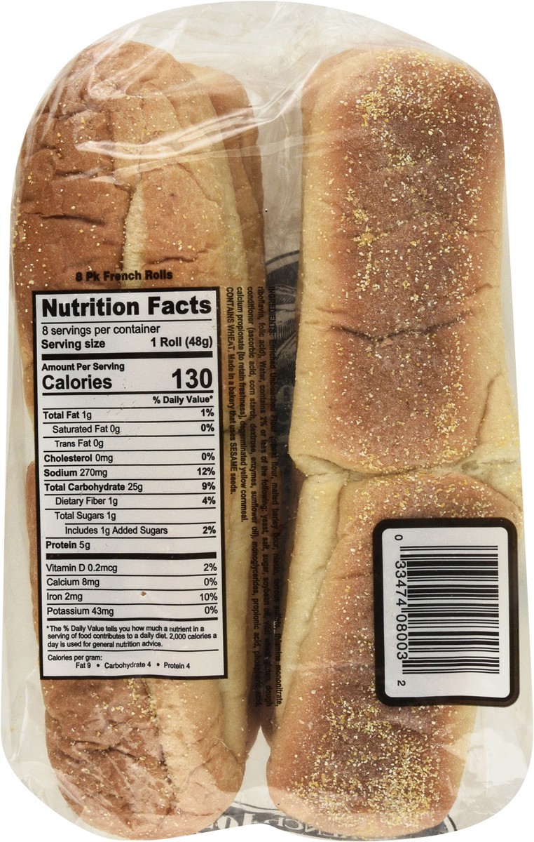 slide 7 of 15, Piantedosi French Rolls 8 Rolls, 8 ct
