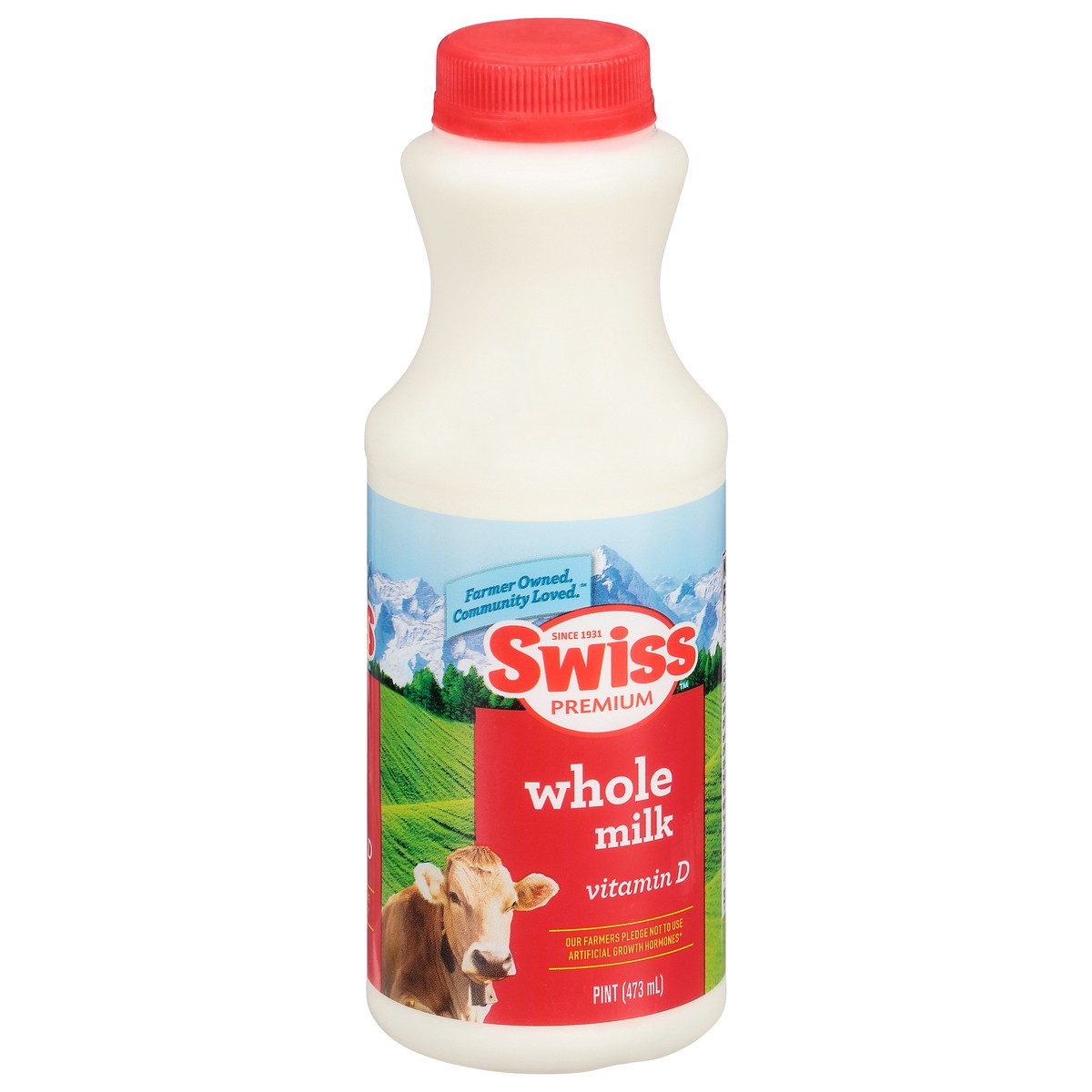 slide 12 of 13, Swiss Premium Whole Milk 1 Pt, 1 pint