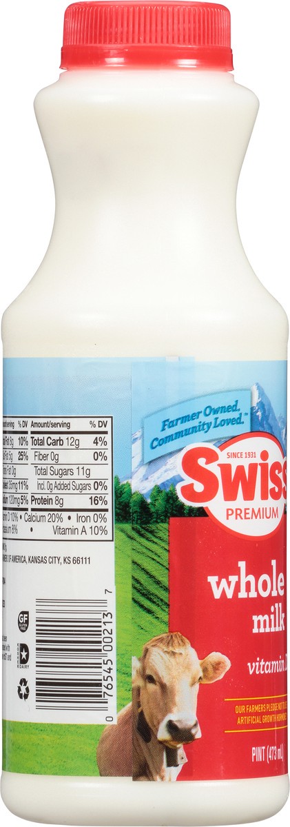 slide 4 of 13, Swiss Premium Whole Milk 1 Pt, 1 pint