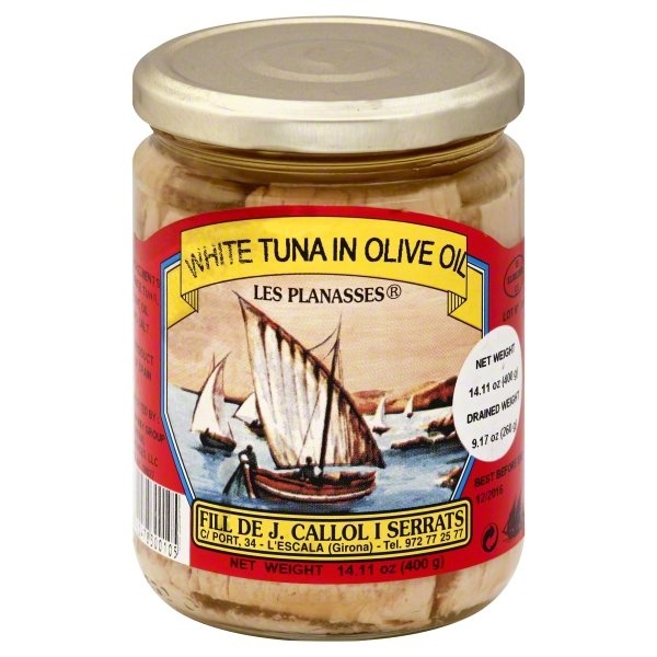 slide 1 of 1, L'Escala White Tuna In Olive Oil, 14.11 oz