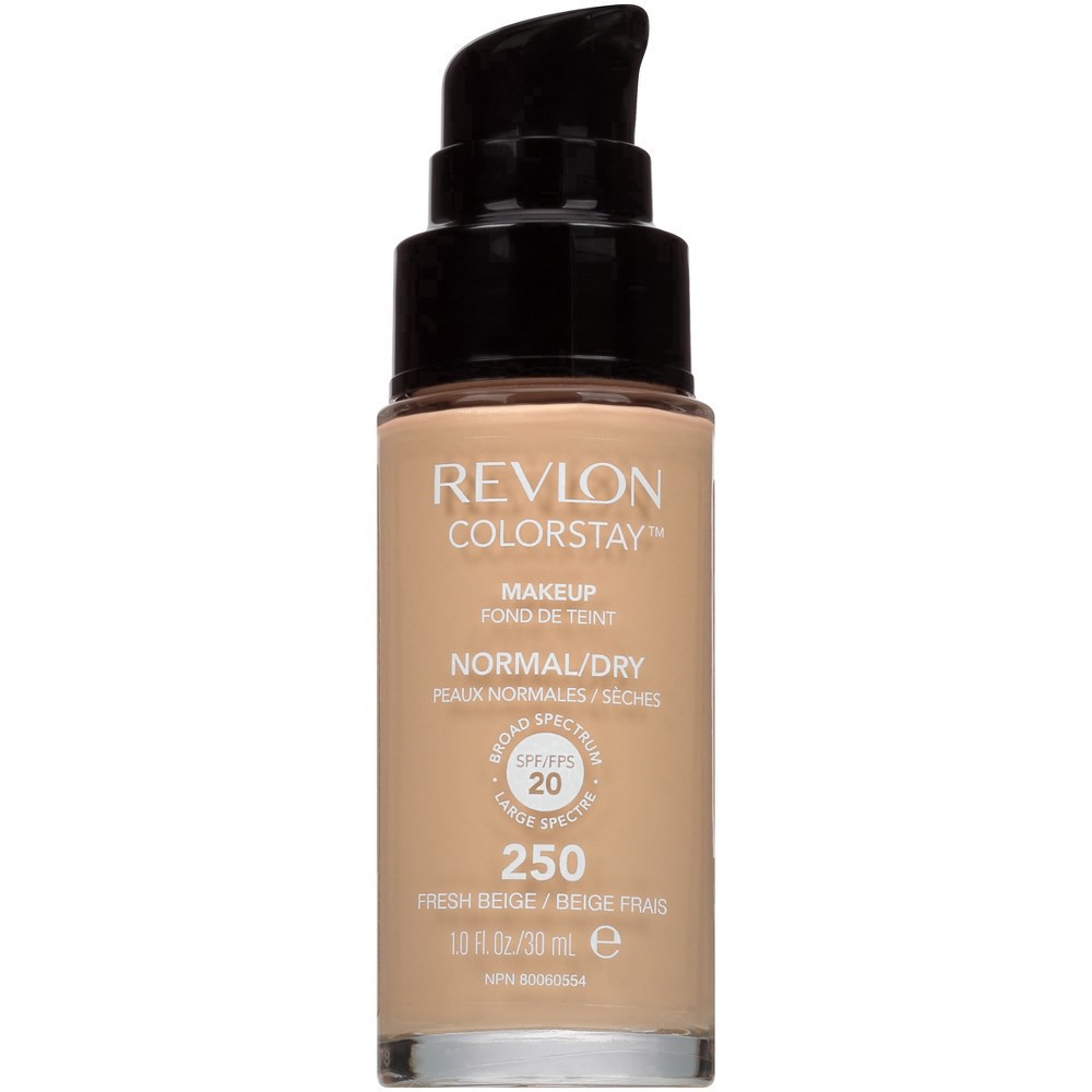 slide 43 of 61, Revlon ColorStay Makeup for Normal/Dry Skin with SPF 20 - 320 True Beige - 1 fl oz, 1 fl oz