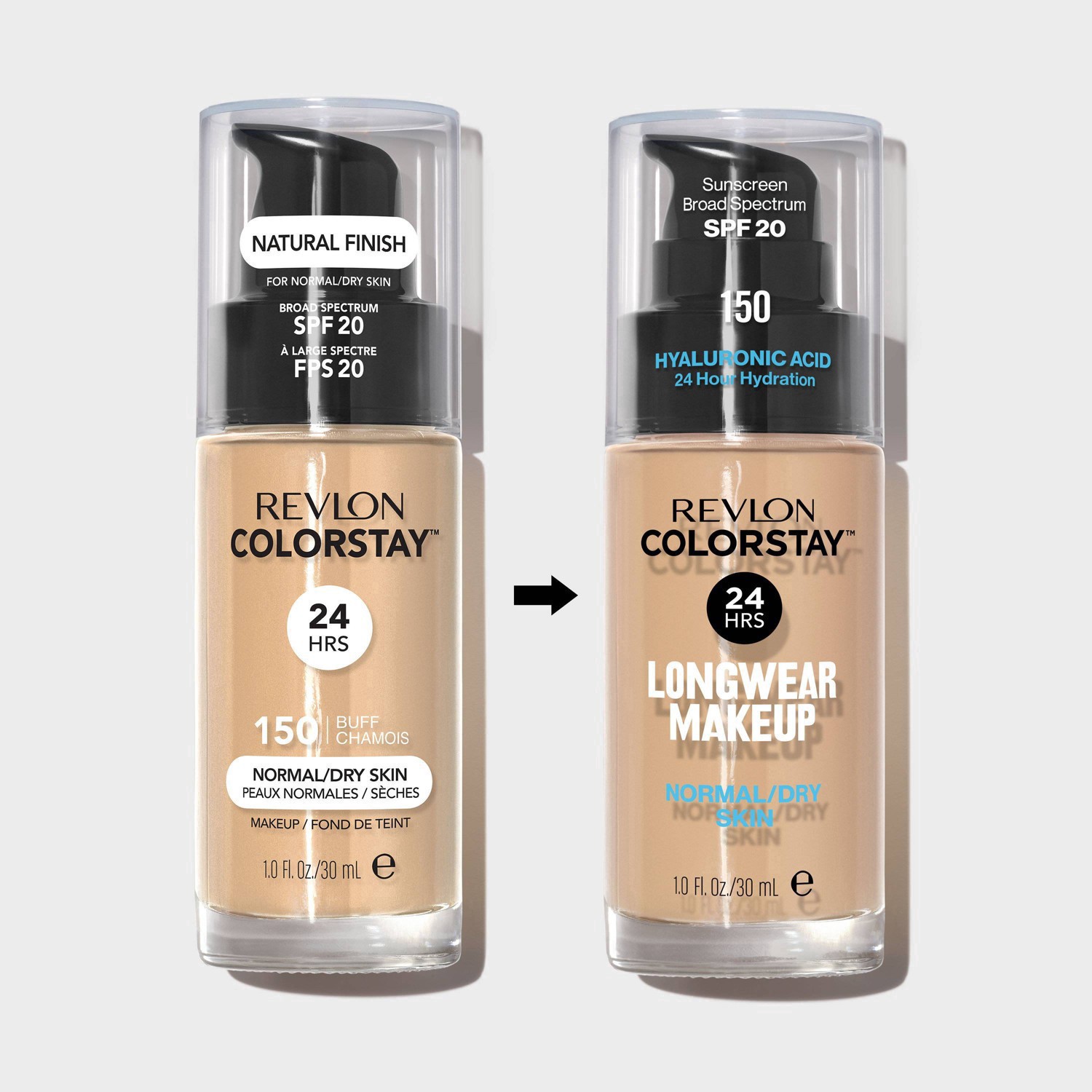 slide 4 of 61, Revlon ColorStay Makeup for Normal/Dry Skin with SPF 20 - 320 True Beige - 1 fl oz, 1 fl oz