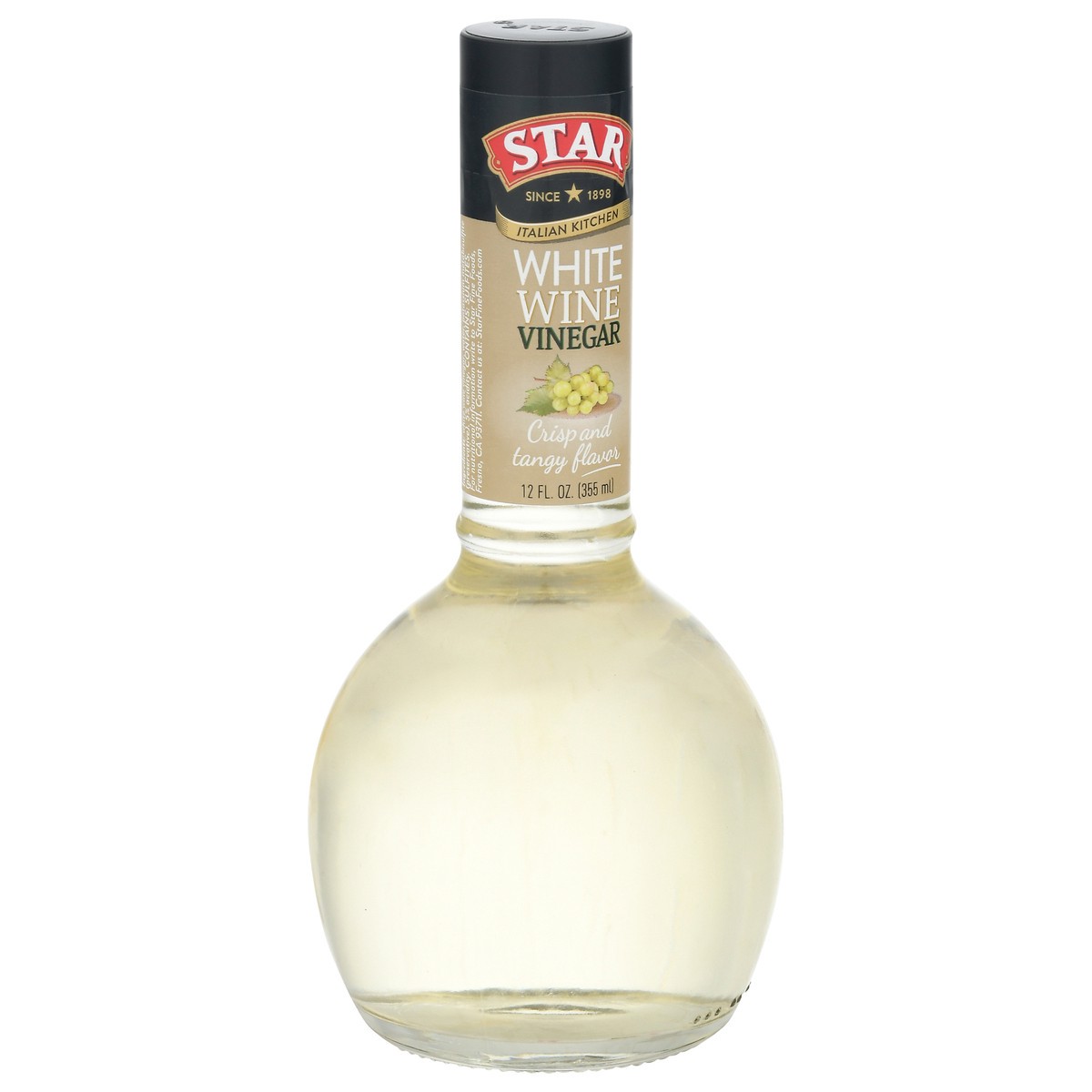 slide 2 of 9, STAR Italian Kitchen White Wine White Wine Vinegar 12 fl oz, 12 fl oz