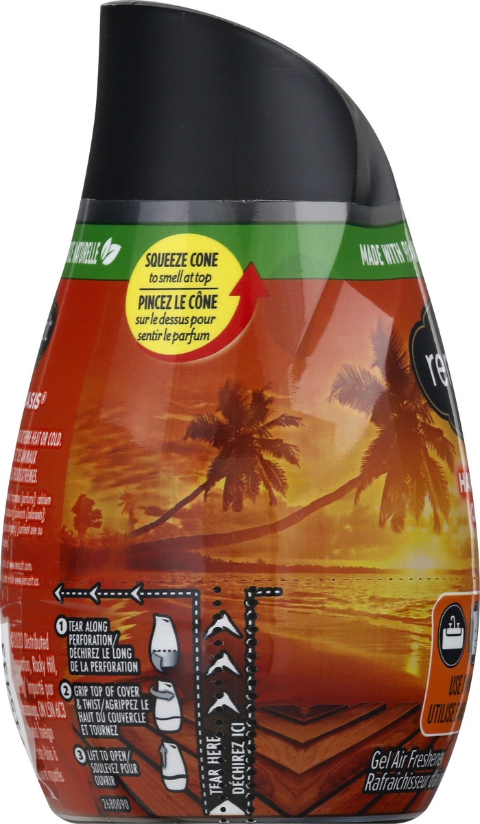 slide 4 of 10, Renuzit Hawaiian Oasis Gel Air Freshener 7 oz, 7 oz