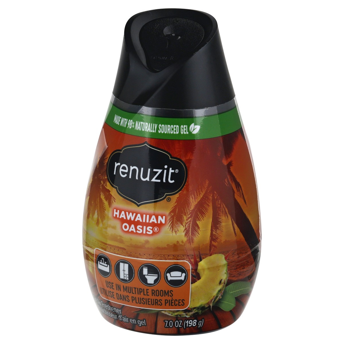 slide 6 of 10, Renuzit Hawaiian Oasis Gel Air Freshener 7 oz, 7 oz