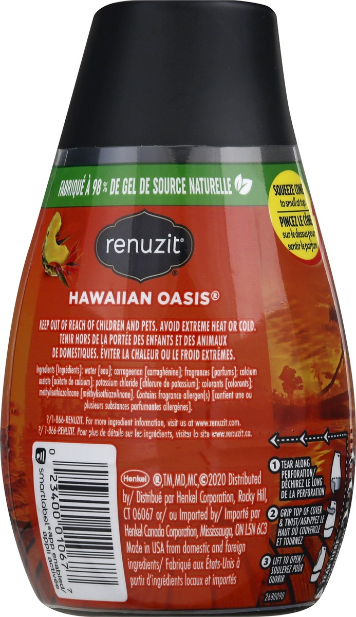 slide 8 of 10, Renuzit Hawaiian Oasis Gel Air Freshener 7 oz, 7 oz