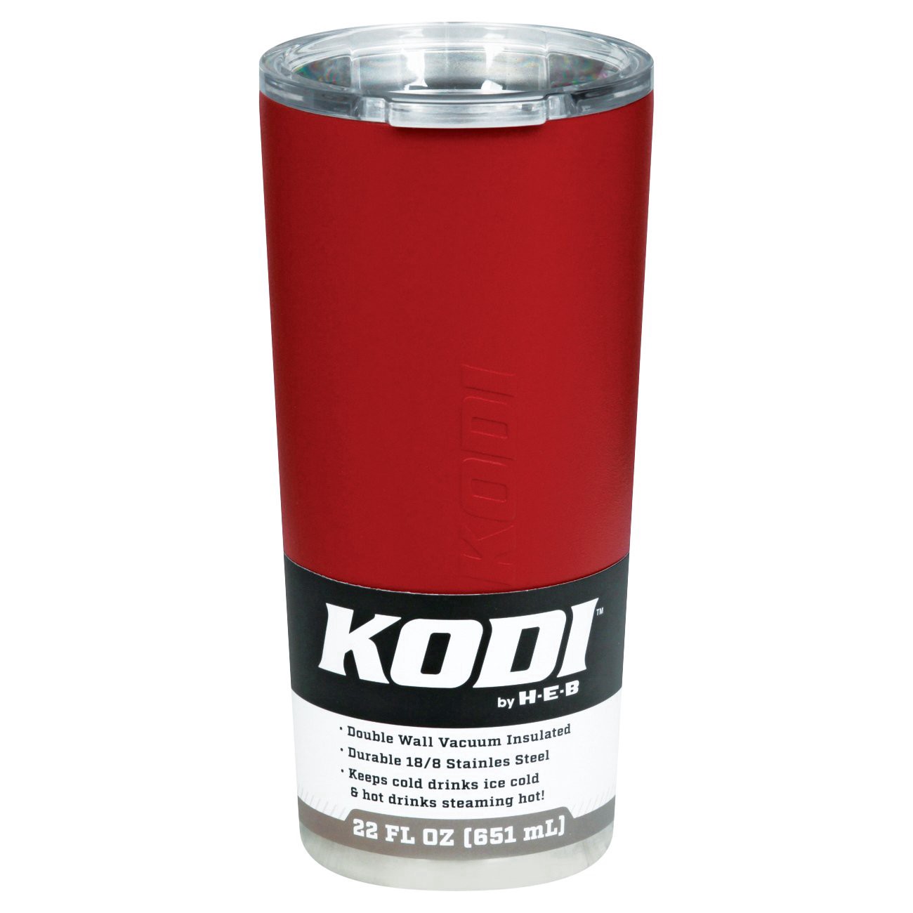 slide 1 of 1, Kodi Red Matte Tumbler, 22 oz