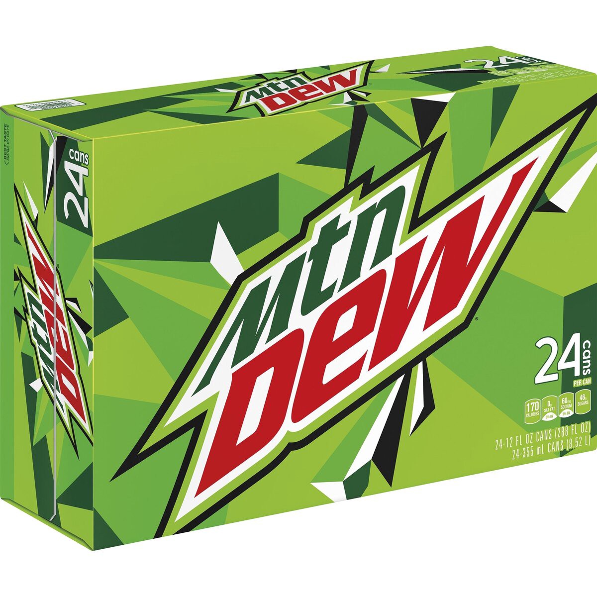 slide 3 of 7, Mountain Dew Soda, Citrus, 18 lb
