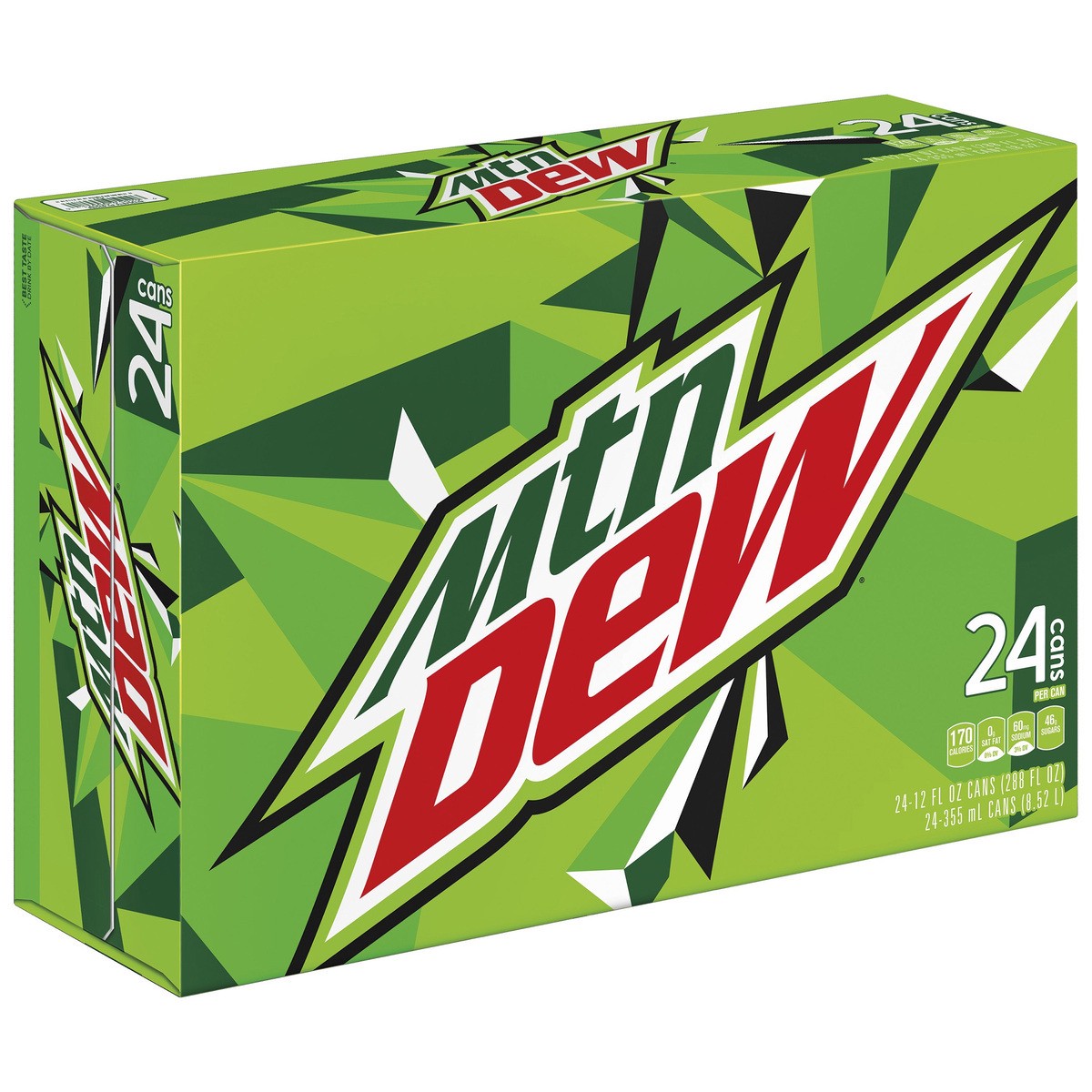 slide 6 of 7, Mountain Dew Soda, Citrus, 18 lb