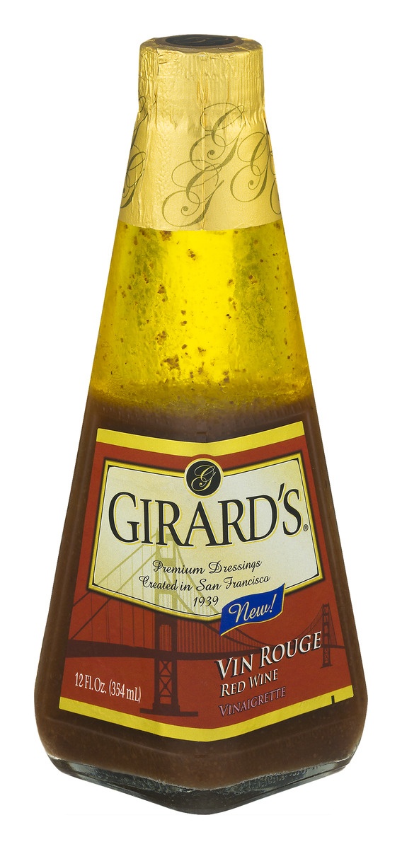 slide 1 of 1, Girard's Vin Rouge Red Wine Vinaigrette, 12 oz