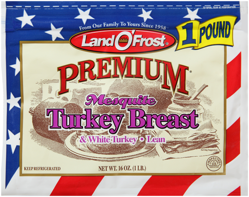 slide 1 of 1, Land O' Frost Mesquite Turkey Breast, 16 oz