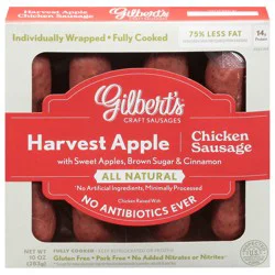 Gilbert's Harvest Apple Chicken Sausage 10 oz