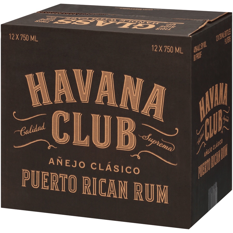 slide 3 of 6, Havana Club Anejo Clasico Puerto Rican Rum, 750 ml