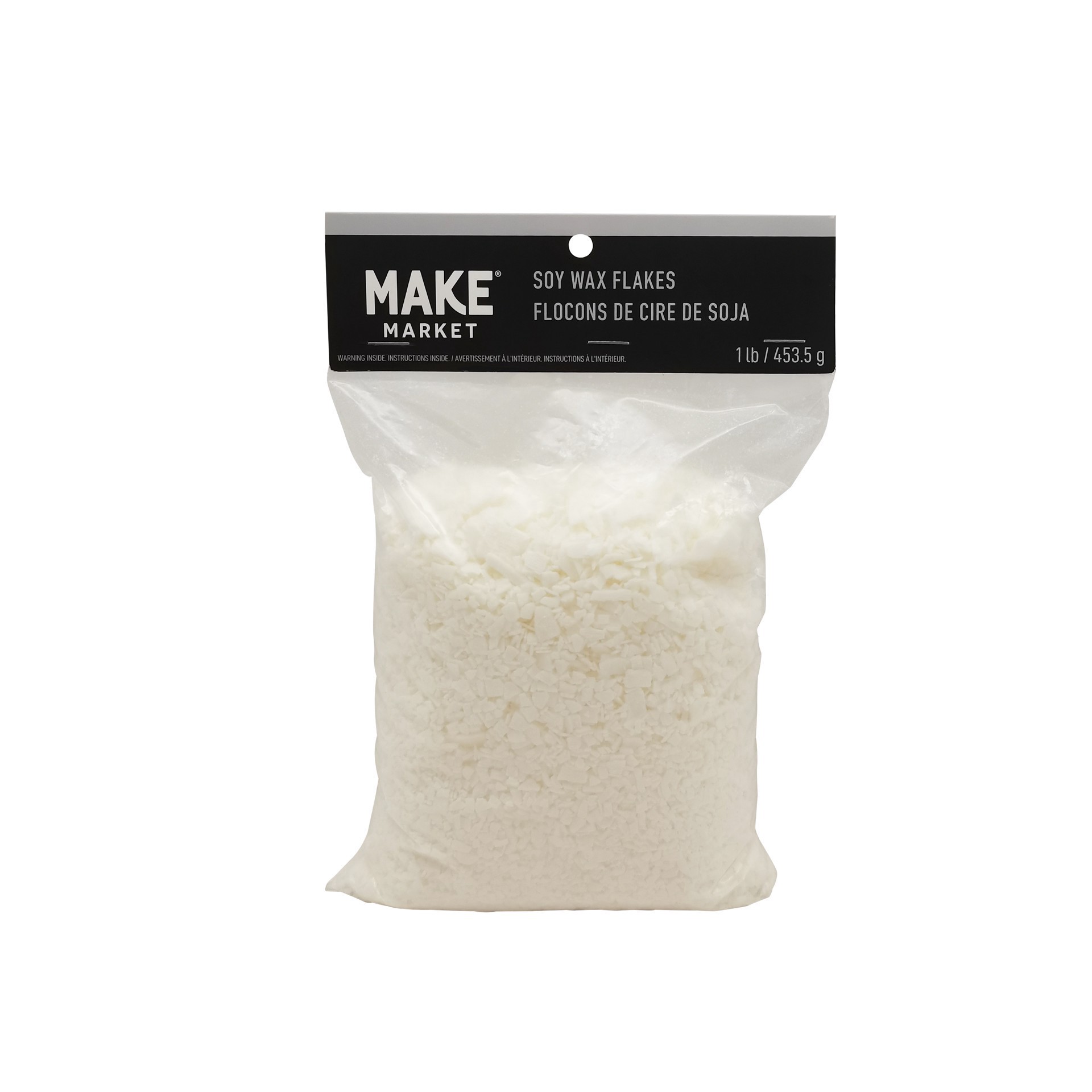 slide 4 of 4, Soy Wax Flakes In Microwavable Container By Make Market, 1 lb