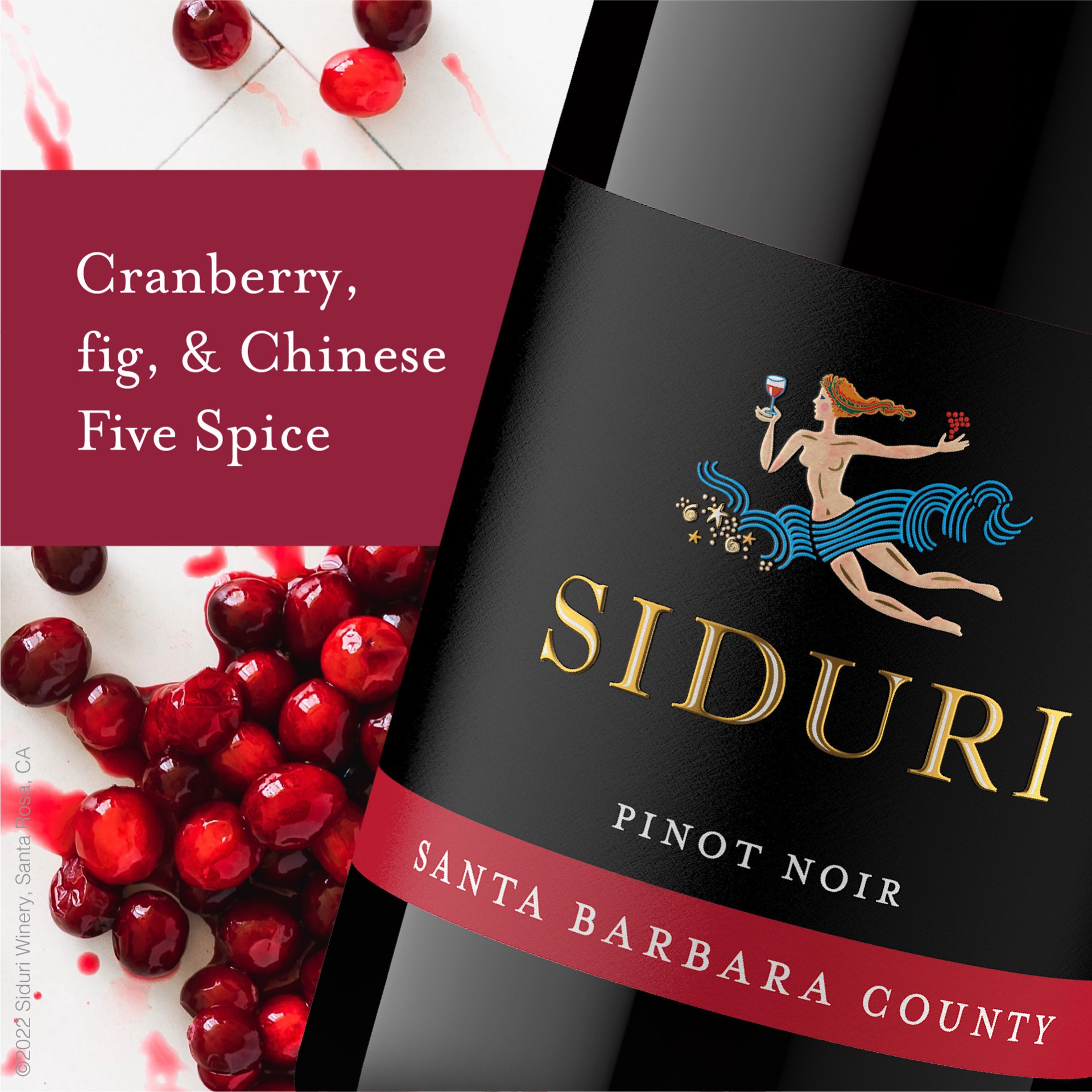 slide 2 of 5, Siduri Wines Pinot Noir, 750 ml
