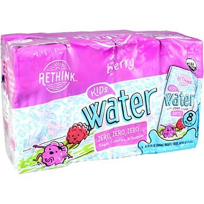 slide 1 of 1, Rethink Berry Kids Water - 8 ct, 8 ct; 6.75 fl oz