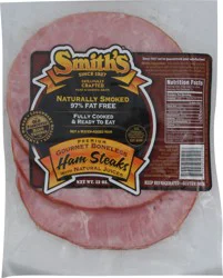 Smith's Premium Gourmet Boneless Naturally Smoked Ham Steaks 12 oz