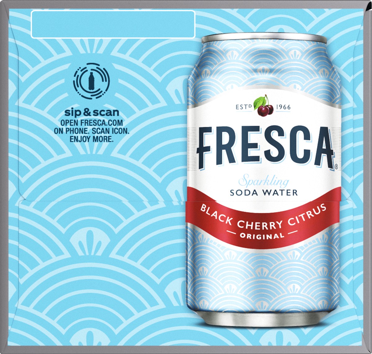 slide 9 of 10, Fresca Fridge Pack Original Sparkling Black Cherry Citrus Soda Water 12 ea, 12 ct; 12 fl oz