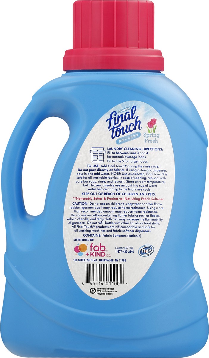 slide 10 of 11, Final Touch Classic Spring Fresh Fabric Softener 35 oz, 35 oz