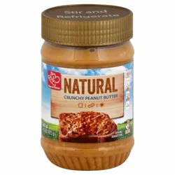 Harris Teeter Natural Peanut Butter - Crunchy