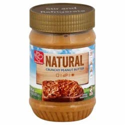 Harris Teeter Natural Peanut Butter - Crunchy