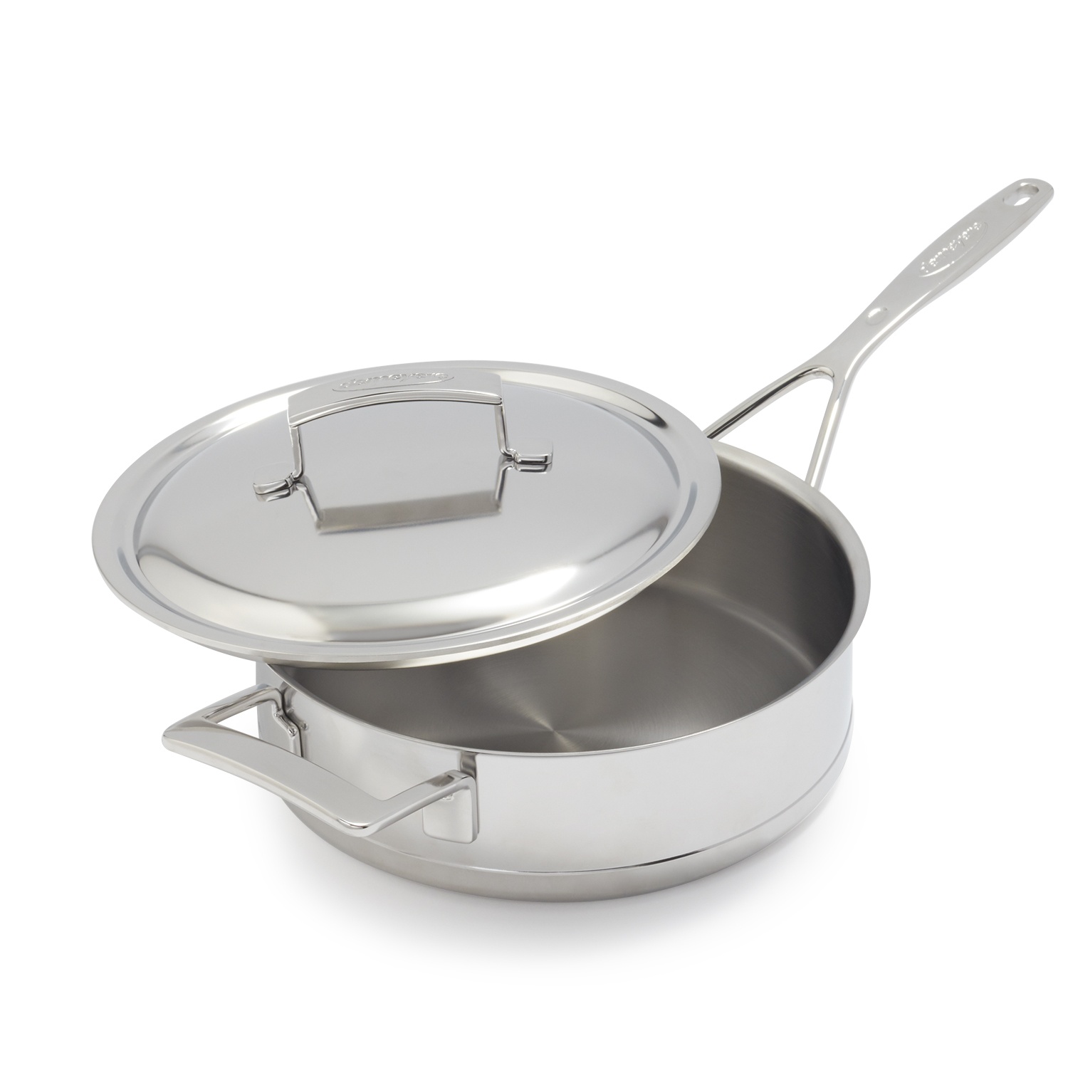 slide 1 of 1, Demeyere Silver7 Covered Saut Pan, 3 qt