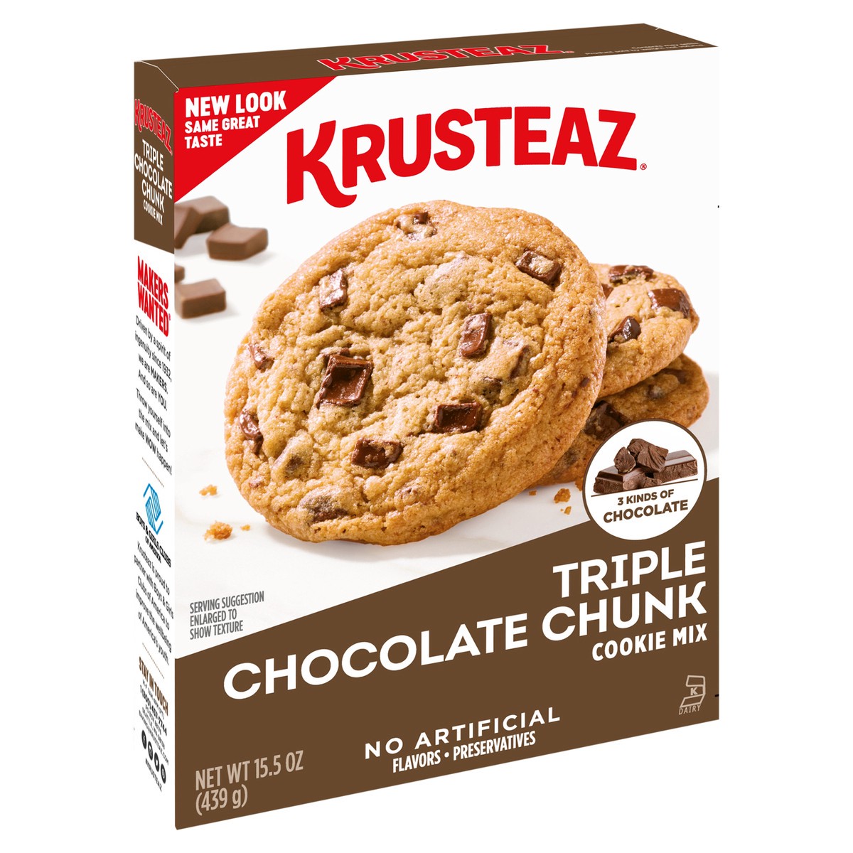 slide 4 of 9, Krusteaz Cookie Mix, 15.5 oz