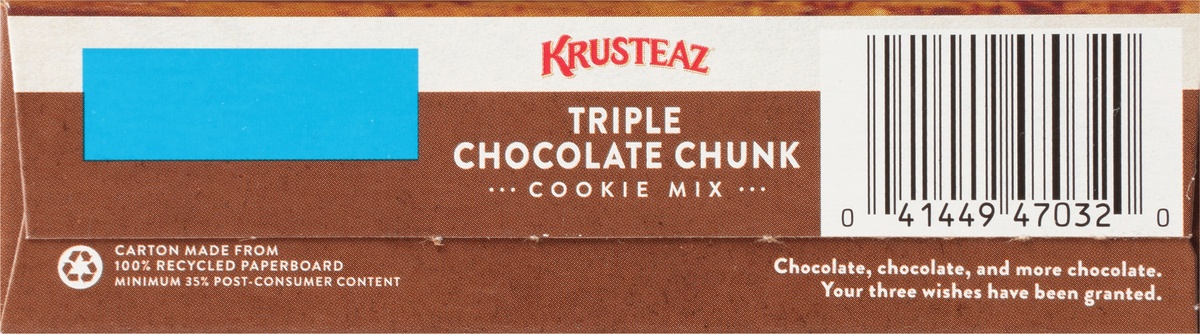 slide 8 of 11, Krusteaz Triple Chocolate Chunk Cookie Mix, 15.5 oz