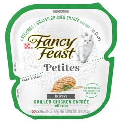 Purina Fancy Feast Petites Grilled Chicken Entrée With Rice In Gravy Gourmet Wet Cat Food