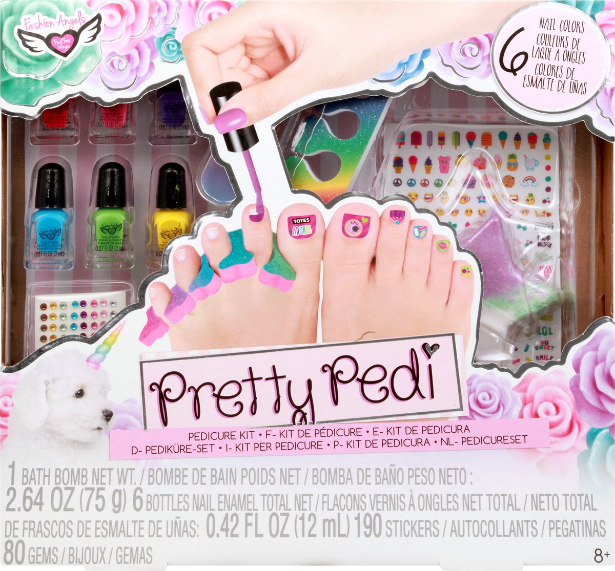 slide 1 of 9, Fashion Angels Unicorn Magic Pretty Pedi Kit, 1 ct
