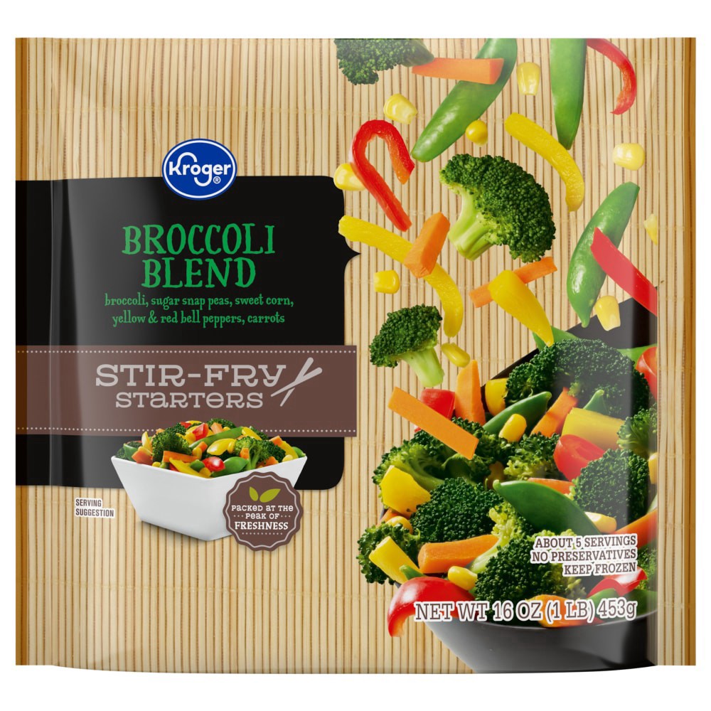 slide 1 of 1, Kroger® Broccoli Stir Fry Blend, 16 oz