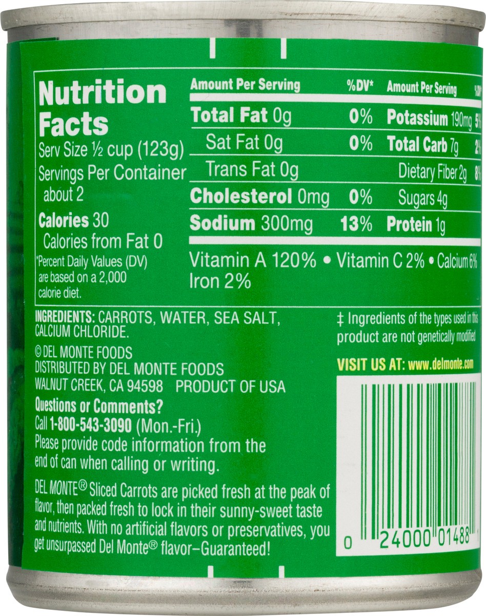 slide 2 of 9, Del Monte Fresh Cut Sliced Carrots 8.25 oz, 8.25 oz