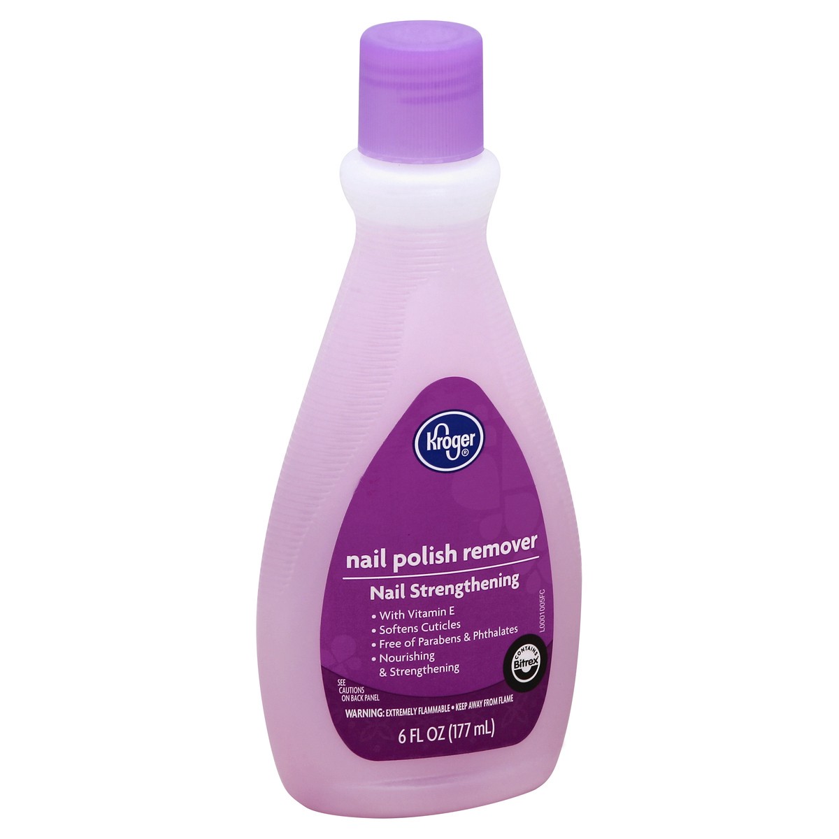 slide 3 of 3, Kroger Strengthening Nail Polish Remover, 6 fl oz