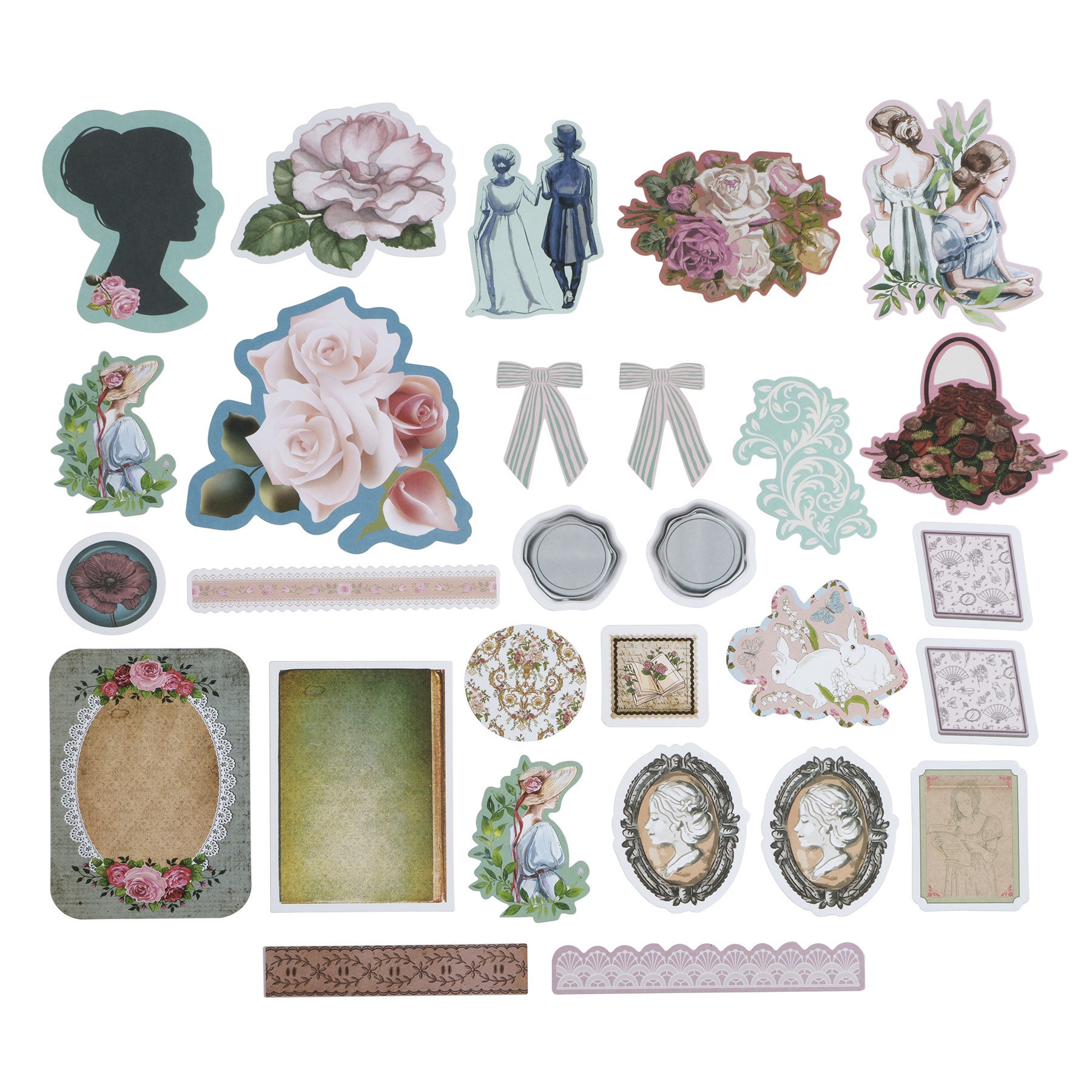 slide 3 of 4, Coquette Ephemera By Recollections, 0.6 in to 4 in