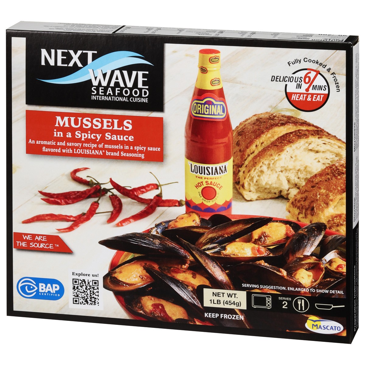 slide 15 of 16, Next Wave Seafood Mussels in a Spicy Sauce 1 lb, 1 lb