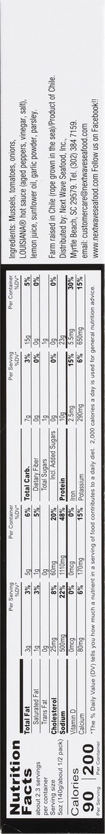 slide 9 of 16, Next Wave Seafood Mussels in a Spicy Sauce 1 lb, 1 lb