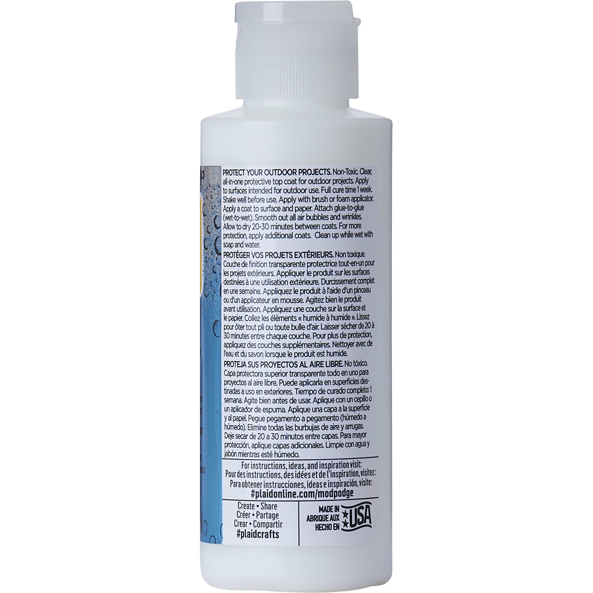 slide 5 of 8, Mod Podge Gloss Water Resistant Glue & Sealer, 4 fl oz