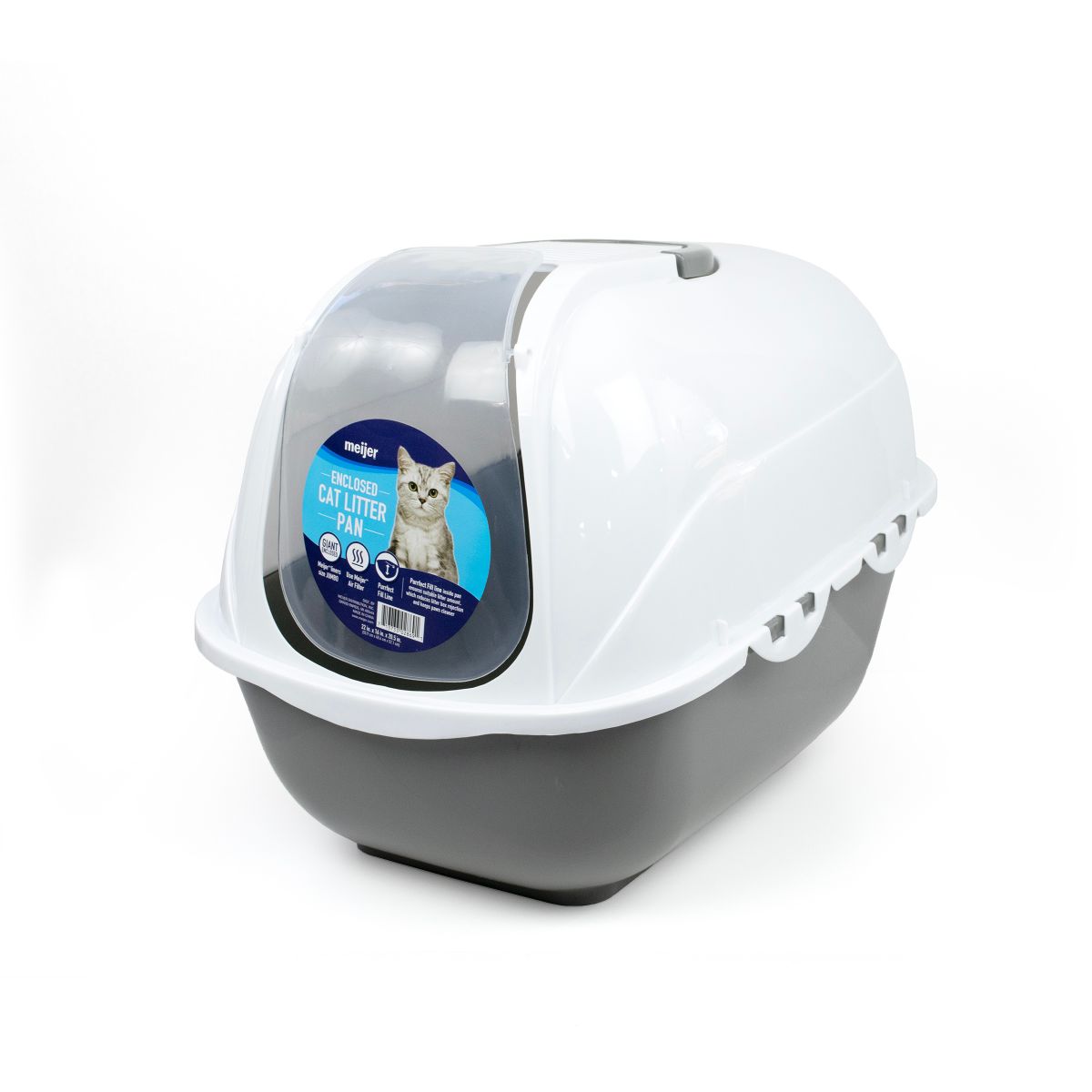 slide 8 of 9, Meijer Enclosed Cat Litter Pan, 1 ct