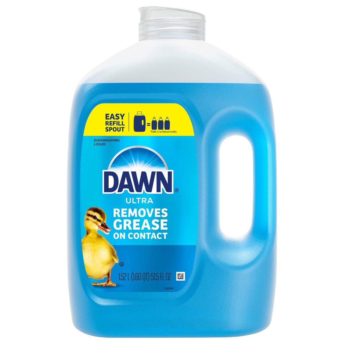 slide 1 of 6, Dawn Original Ultra Dishwash Refill, 51.5 fl