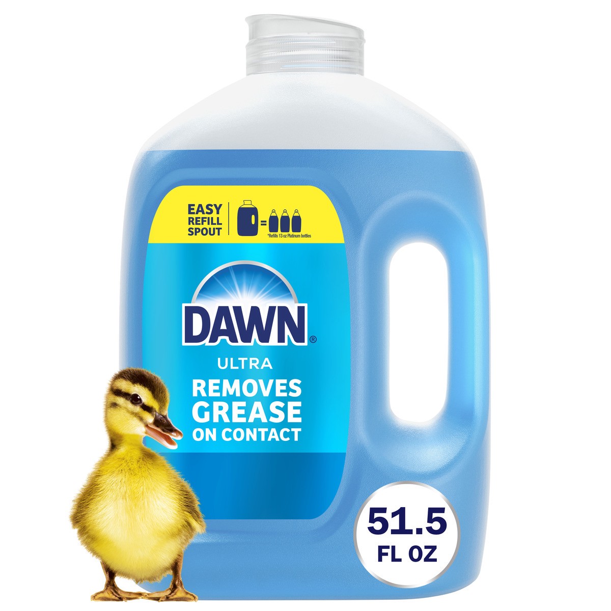 slide 1 of 10, Dawn Original Ultra Dishwash Refill, 51.5 fl