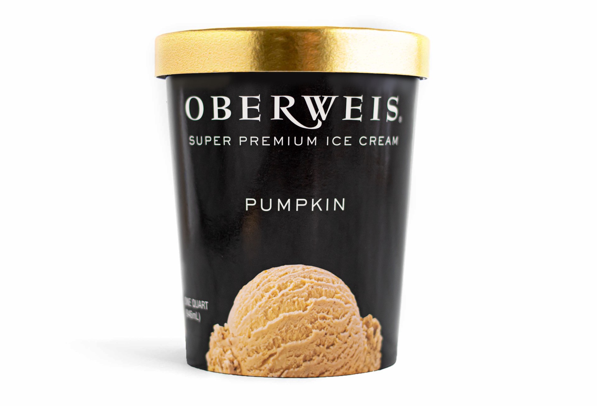 slide 1 of 1, Oberweis Pumpkin Ice Cream, 32 oz