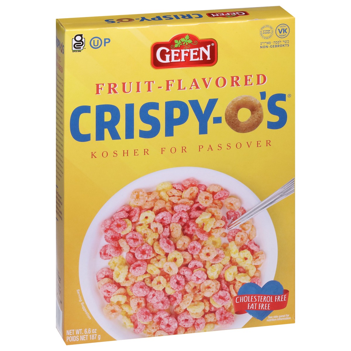 slide 2 of 9, Gefen Crispy-Os Cereal Fruit Flavored - 6.6 Oz, 5.5 oz