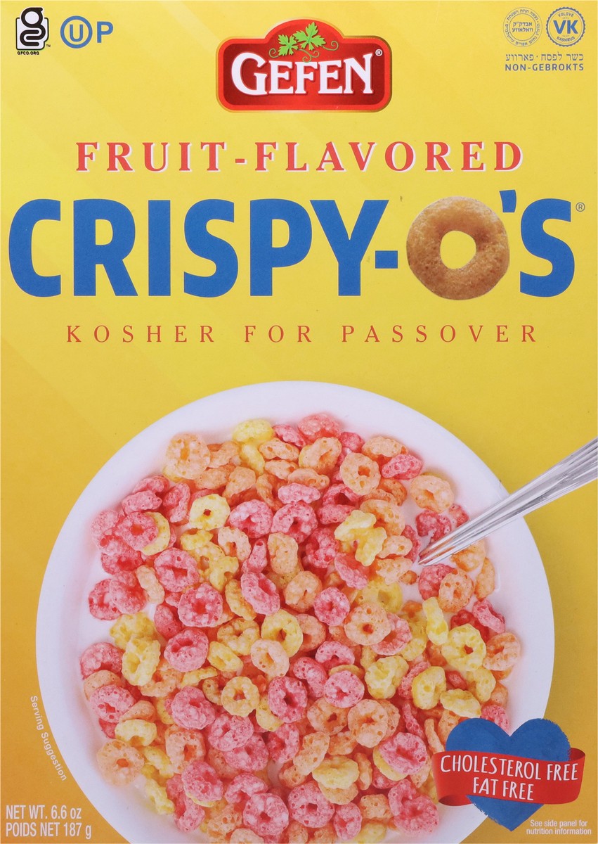 slide 5 of 9, Gefen Crispy-Os Cereal Fruit Flavored - 6.6 Oz, 5.5 oz