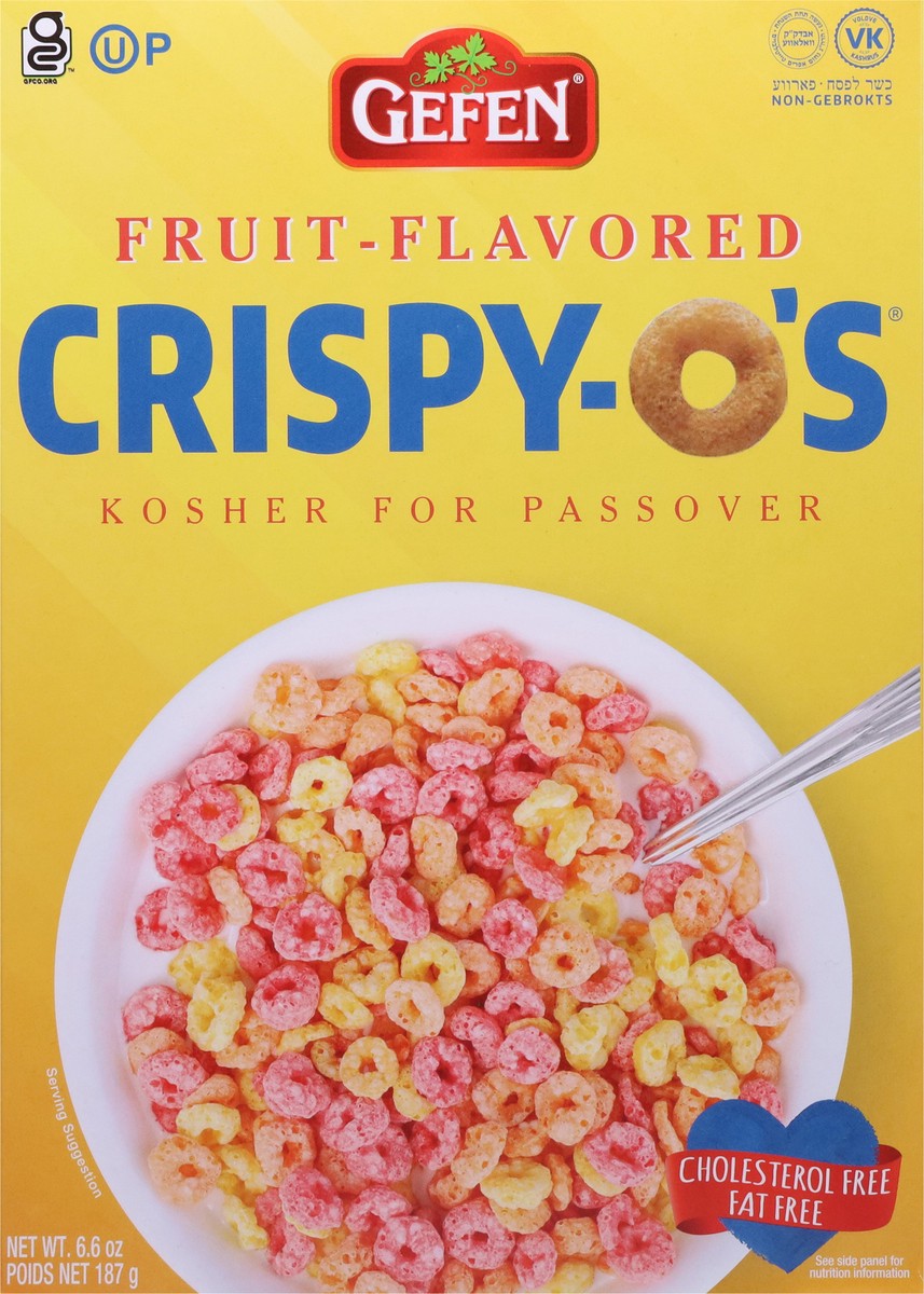 slide 6 of 9, Gefen Crispy-Os Cereal Fruit Flavored - 6.6 Oz, 5.5 oz