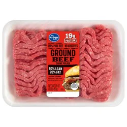 Kroger® 80/20 Ground Beef Tray 1 LB